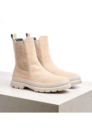 LLOYD ANKLE BOOTS Naisten Nilkkurit Beige | QST140857