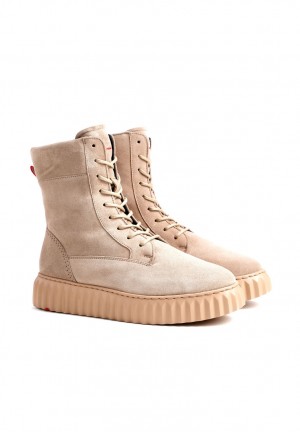 LLOYD ANKLE BOOT Naisten Nilkkurit Beige | FLM048596