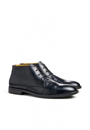 LLOYD DUKE Miesten Smart shoes Mustat | RIV108752