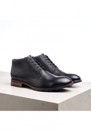 LLOYD JARON Miesten Smart shoes Mustat | OTR536278