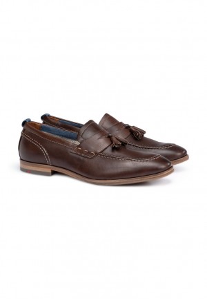 LLOYD LEANDRO Miesten Smart shoes Ruskea | JLA824693