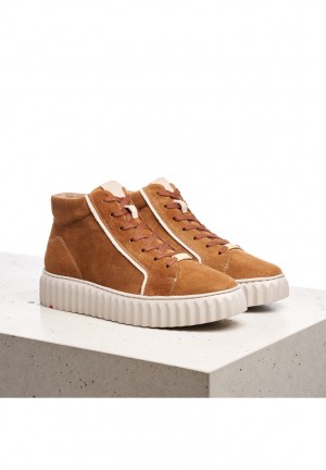 LLOYD SNEAKERS Naisten Tennarit Ruskea | DWR691375