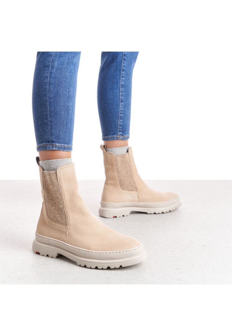 LLOYD ANKLE BOOTS Naisten Nilkkurit Beige | QST140857