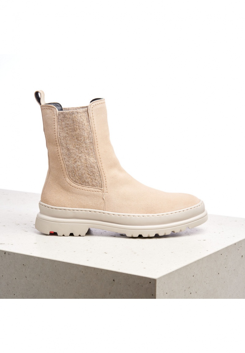 LLOYD ANKLE BOOTS Naisten Nilkkurit Beige | QST140857