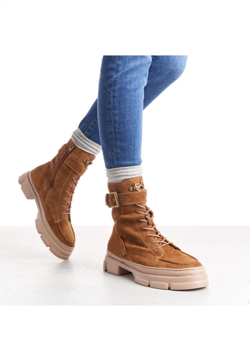 LLOYD ANKLE BOOTS Naisten Nilkkurit Ruskea | TID130284