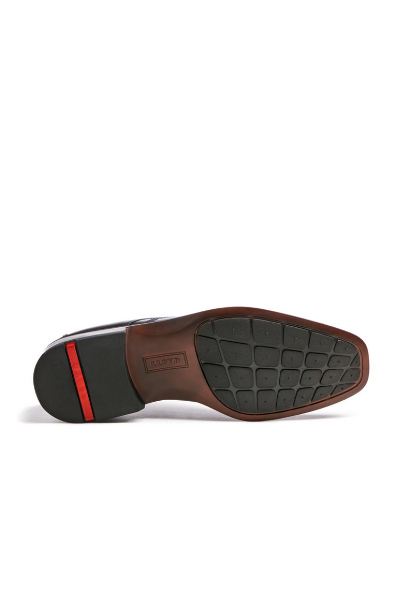 LLOYD DAGAN Miesten Smart shoes Mustat | KAE207439