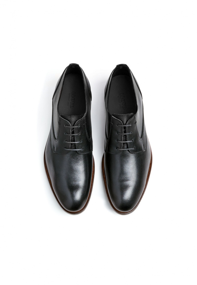 LLOYD JACKSON Miesten Smart shoes Mustat | ESI318972