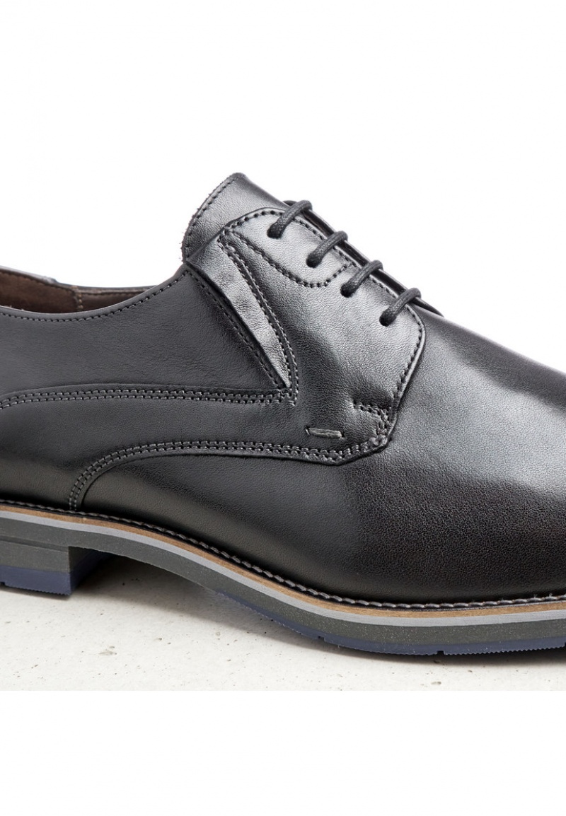 LLOYD KAZAN Miesten Smart shoes Mustat | ZAW704198