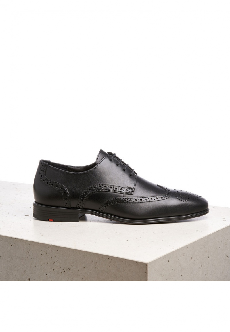 LLOYD MORTON Miesten Smart shoes Mustat | SGE867045