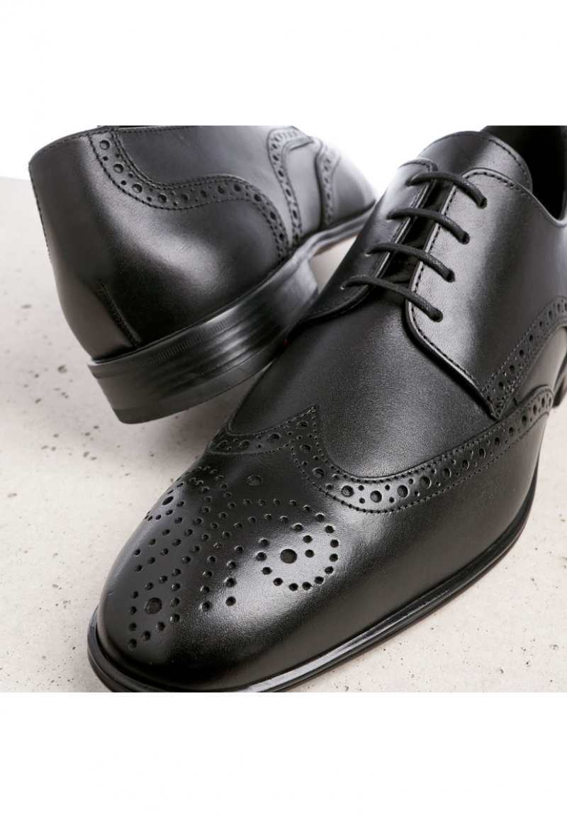 LLOYD MORTON Miesten Smart shoes Mustat | SGE867045