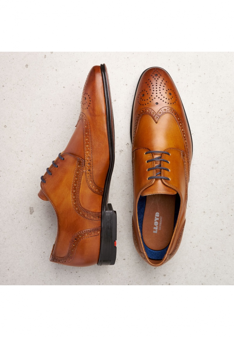 LLOYD MORTON Miesten Smart shoes Ruskea | KWL893175