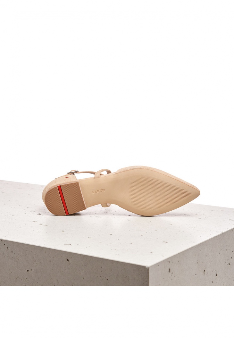 LLOYD SANDALE Naisten Ballerinat Beige | LED037986