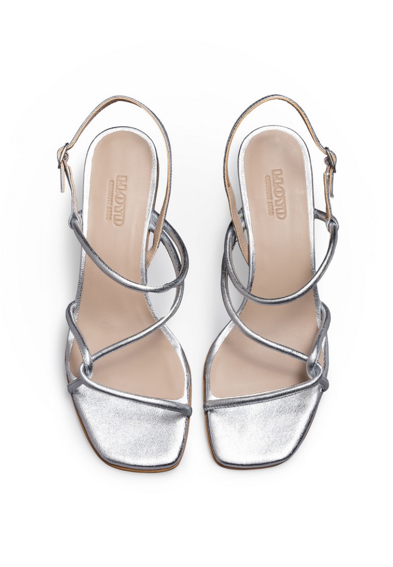 LLOYD SANDALS Naisten Sandaalit Hopea | ITP280435