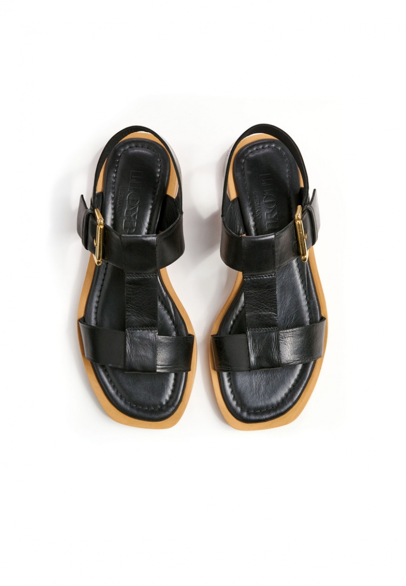 LLOYD SANDALS Naisten Sandaalit Mustat | EAQ012674