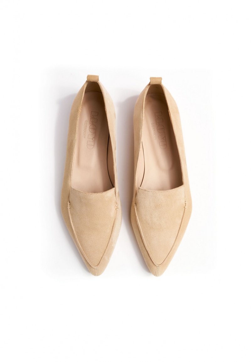 LLOYD SLIPPER Naisten Ballerinat Beige | IAT524813