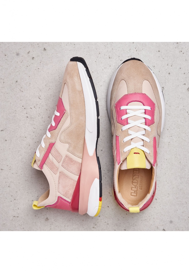 LLOYD SNEAKERS Naisten Tennarit Ruskea Pinkki | EPJ320857