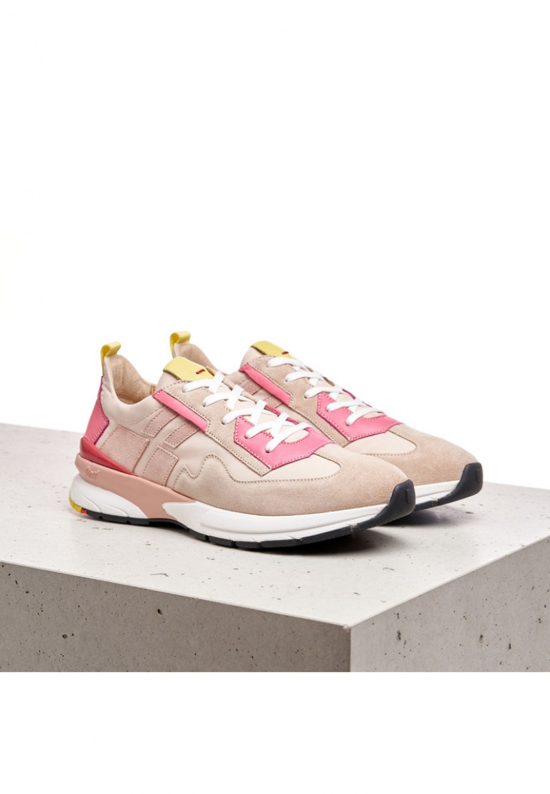 LLOYD SNEAKERS Naisten Tennarit Ruskea Pinkki | EPJ320857