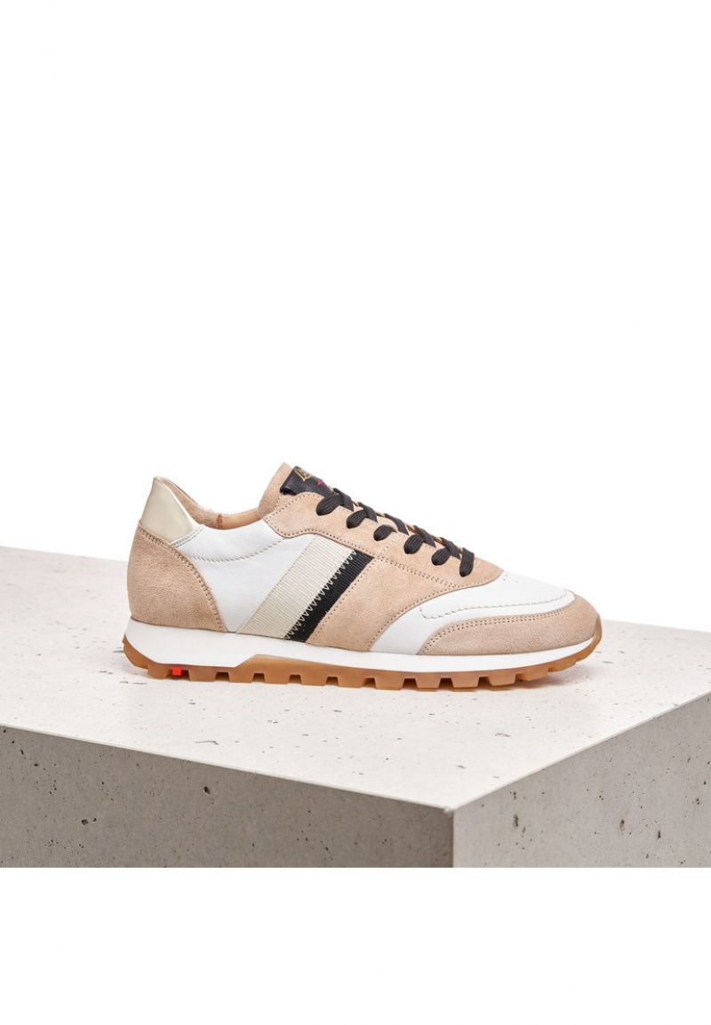 LLOYD SNEAKERS Naisten Tennarit Valkoinen Ruskea | NWY890465