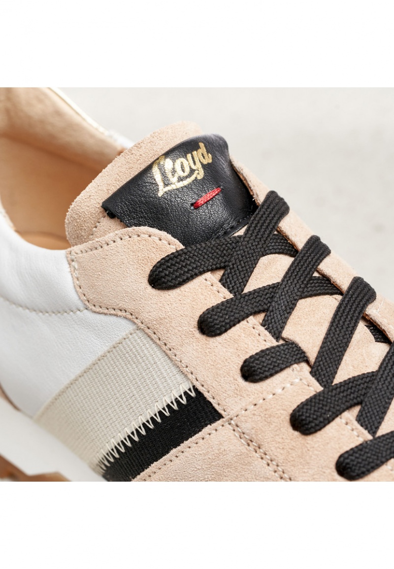 LLOYD SNEAKERS Naisten Tennarit Valkoinen Ruskea | NWY890465