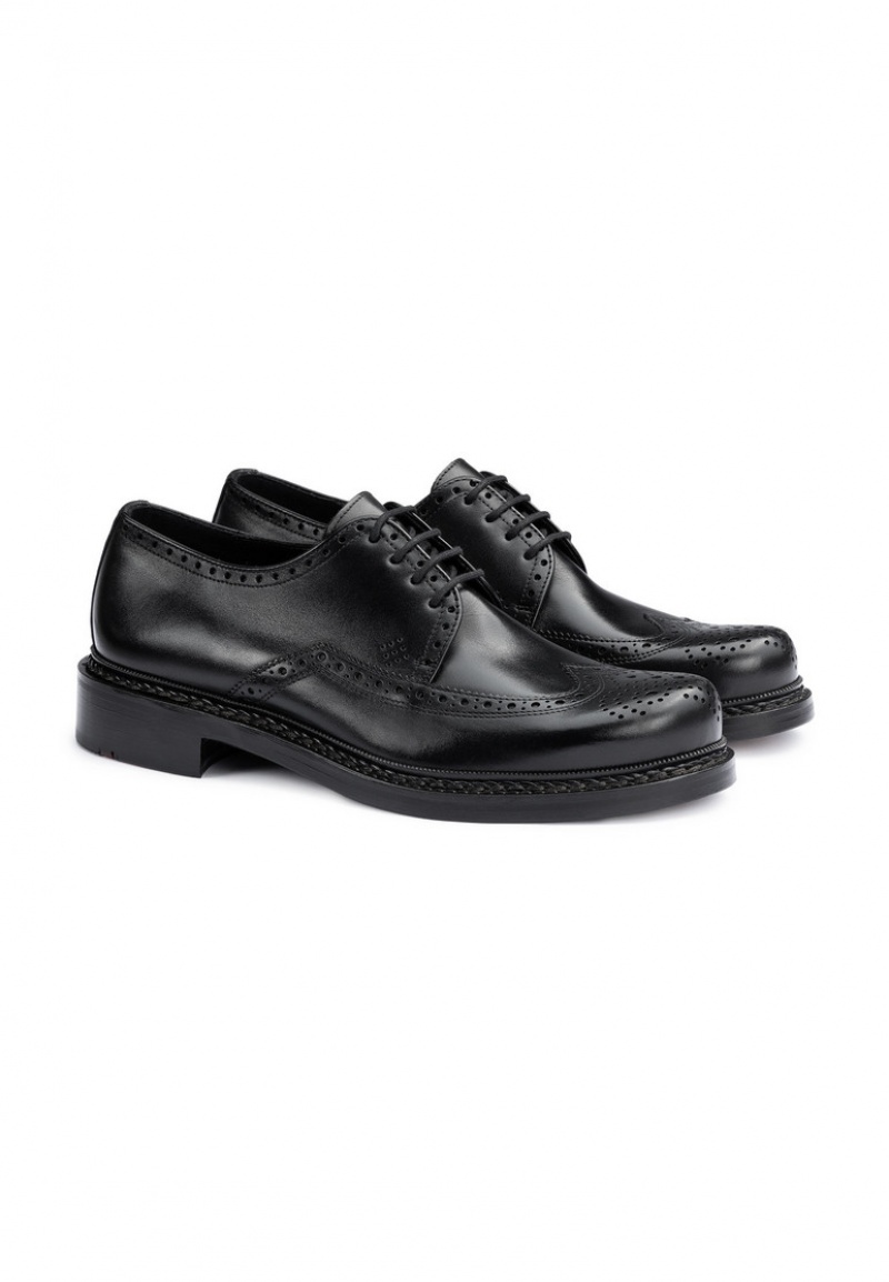 LLOYD WOTAN Miesten Smart shoes Mustat | ZUI873951